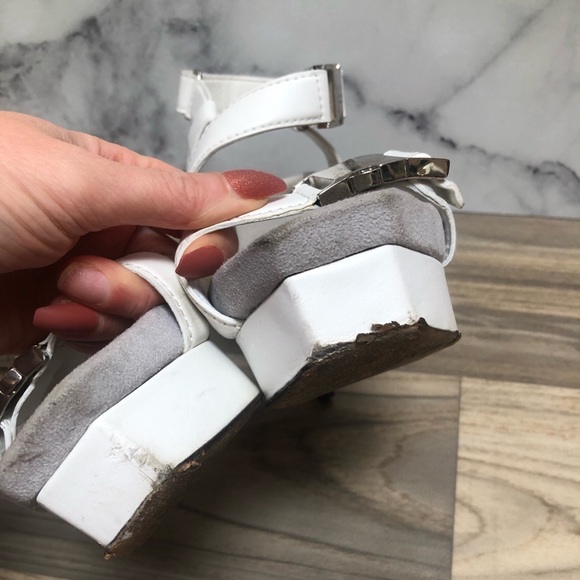 GUCCI PLATFORM SANDALS 38 - Picture 7 of 10